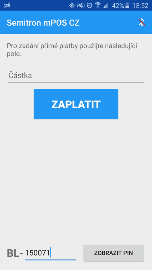 zobrazit pin